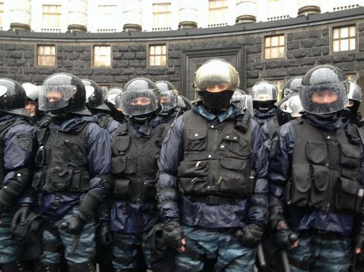 Милиция разогнала акцию сторонников евроинтеграции в Киеве