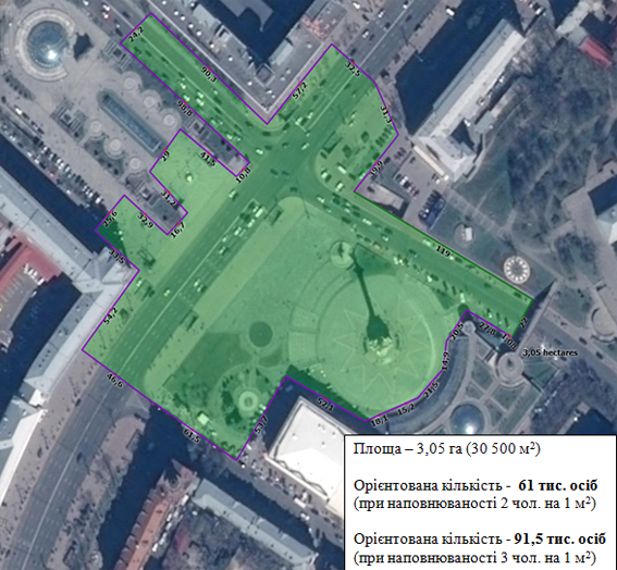 Киевская милиция показала сколько людей может реально поместиться на Майдан