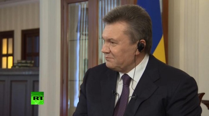 Виктор Янукович дал первое интервью СМИ после смены власти на Украине