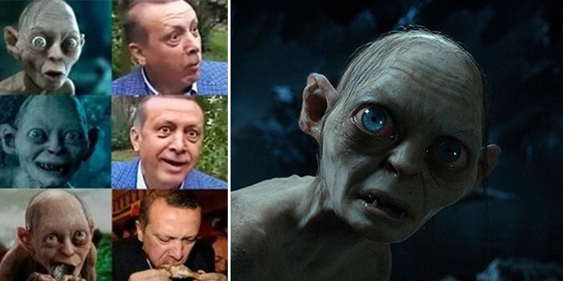 Эрдоган на Голлума похож, а людей за это в тюрьму