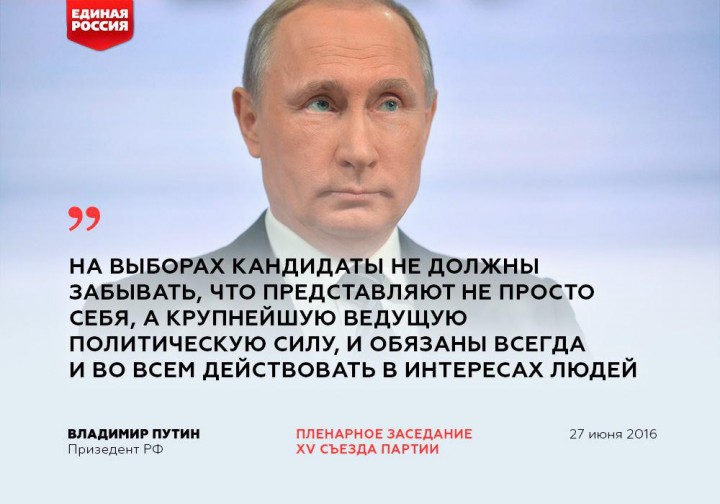 Ключевые цитаты пленарного заседания такого-то съезда партии «Единая Россия»