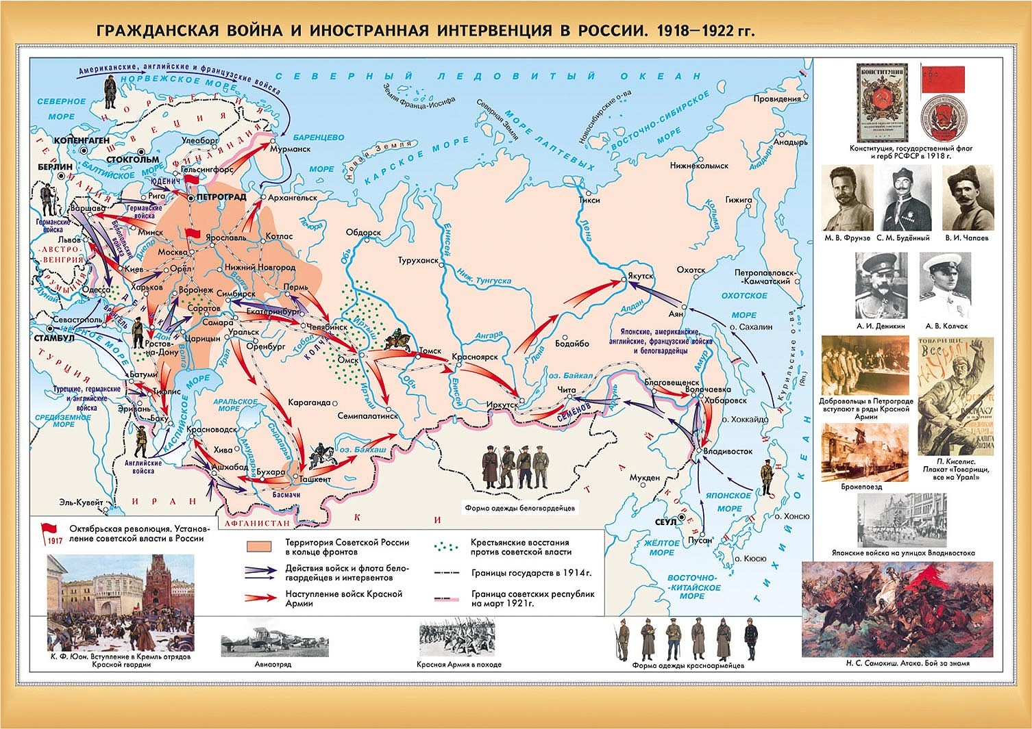 Интервенция и оккупация России западными странами в период Гражданской войны