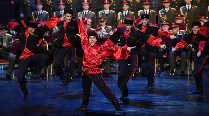 Ансамбль Александрова в новом составе впервые вышел на сцену