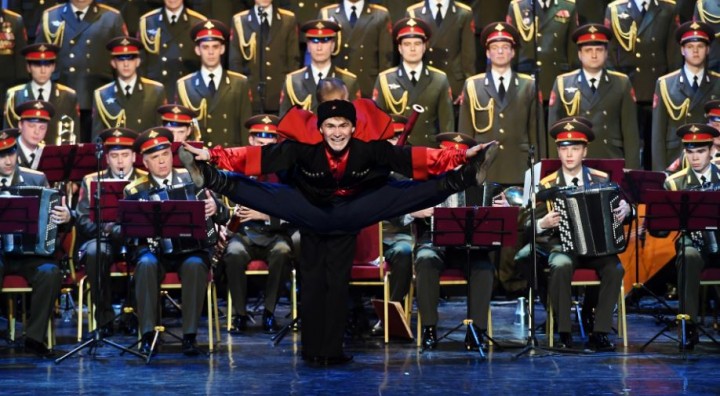 Ансамбль Александрова в новом составе впервые вышел на сцену