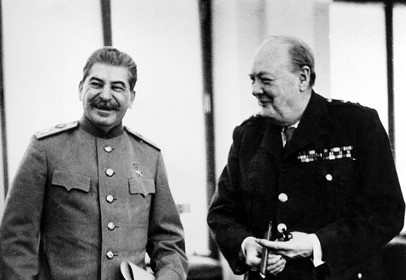 У.Черчилль о И.В.Сталине: «Большим счастьем для России было то, что...»