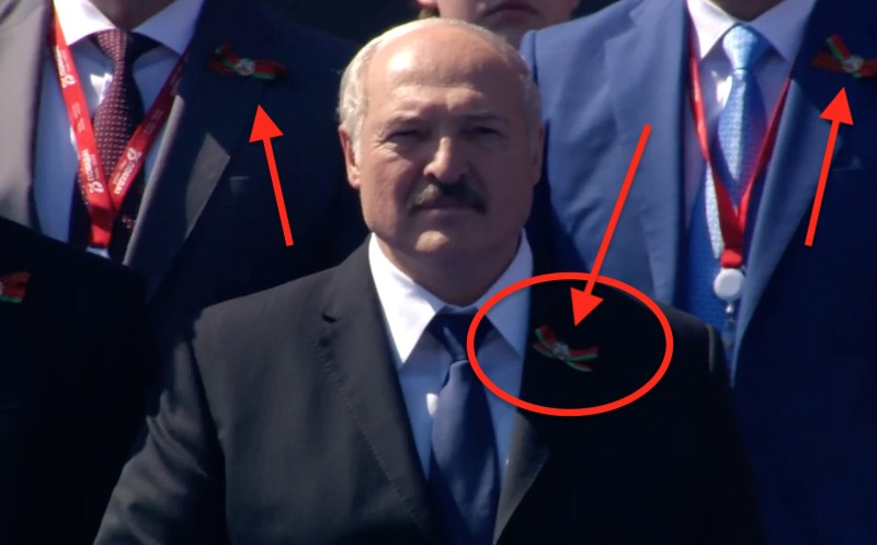 Единственная делегация с альтернативной символикой на Параде Победы в Москве