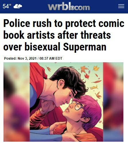 Создателям супермена-мужеложца понадобилась охрана полиции