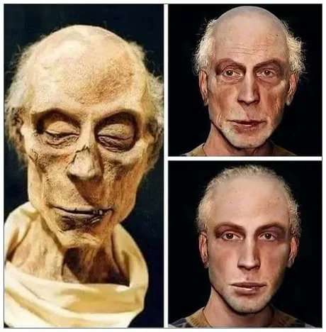 Реконструкция лица фараона Рамзеса II
